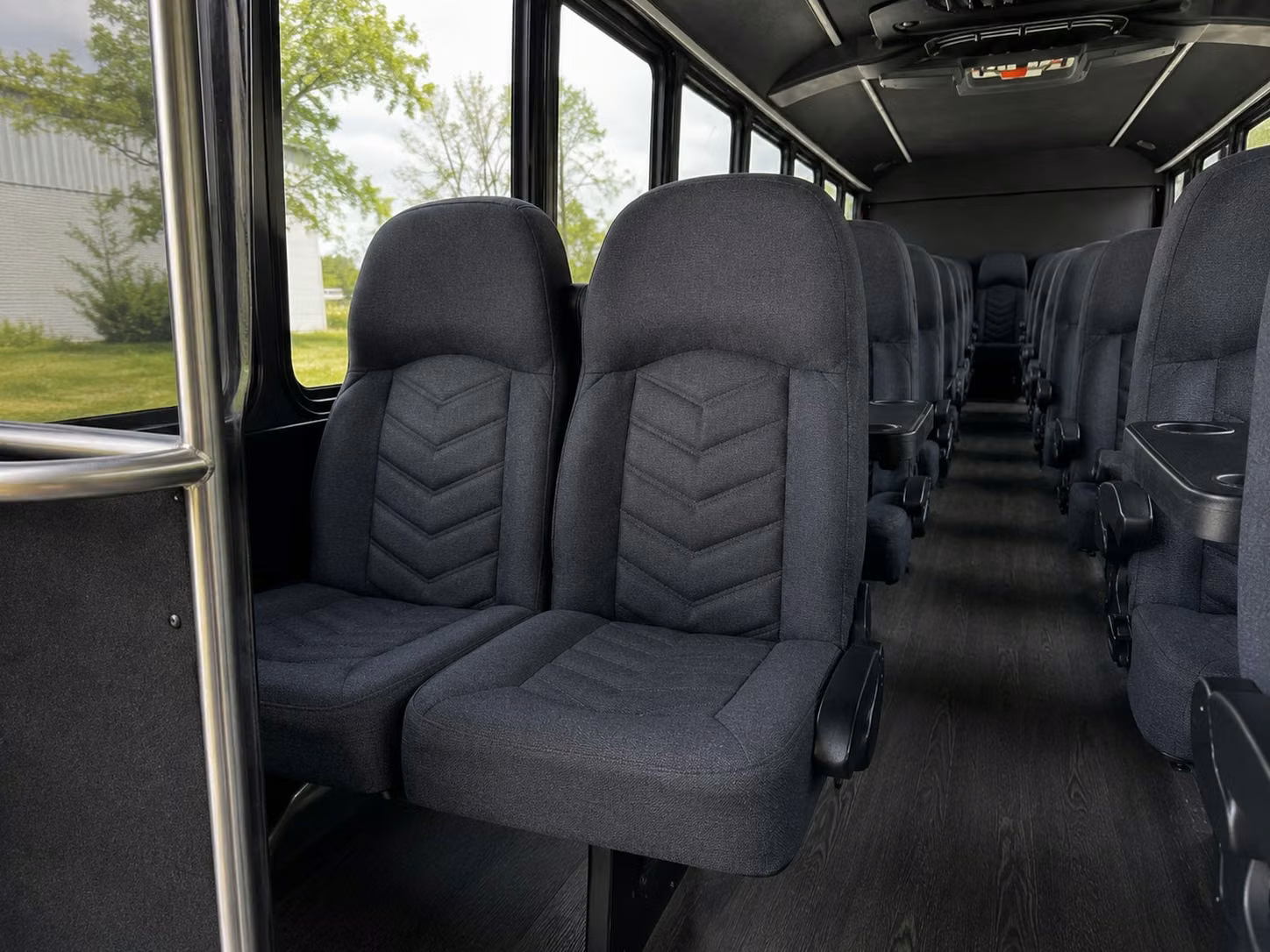 18 passenger minibus interior