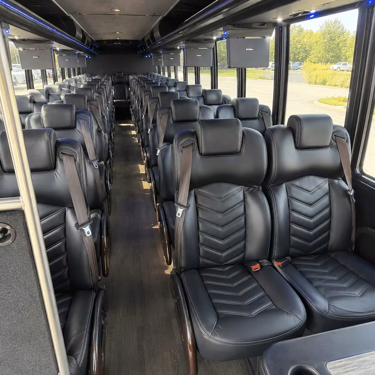 25 passenger minibus interior
