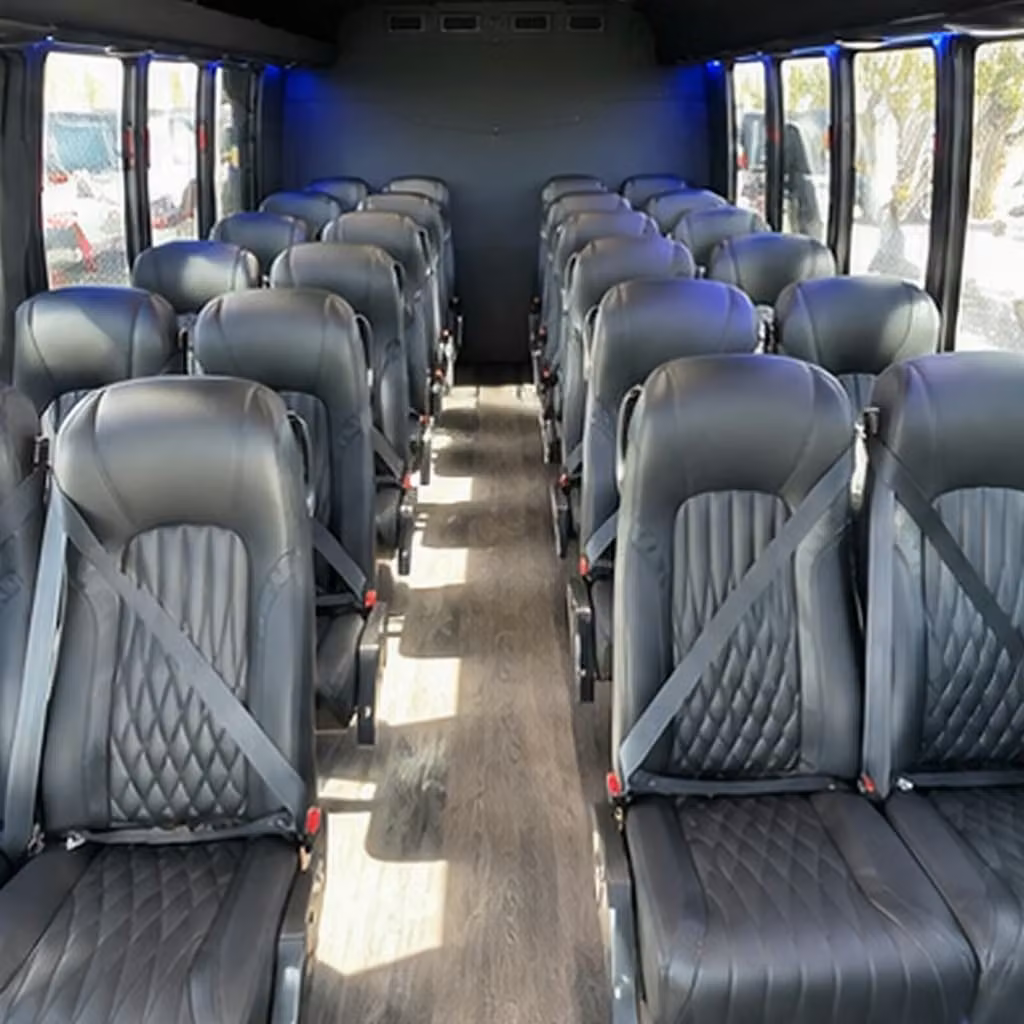 30 passenger minibus interior