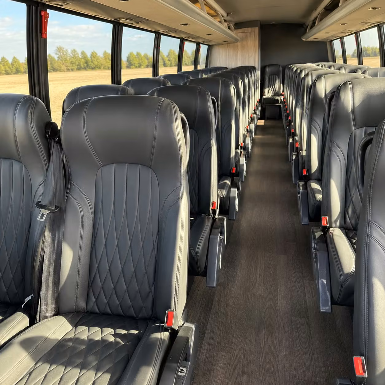 35 passenger minibus inside