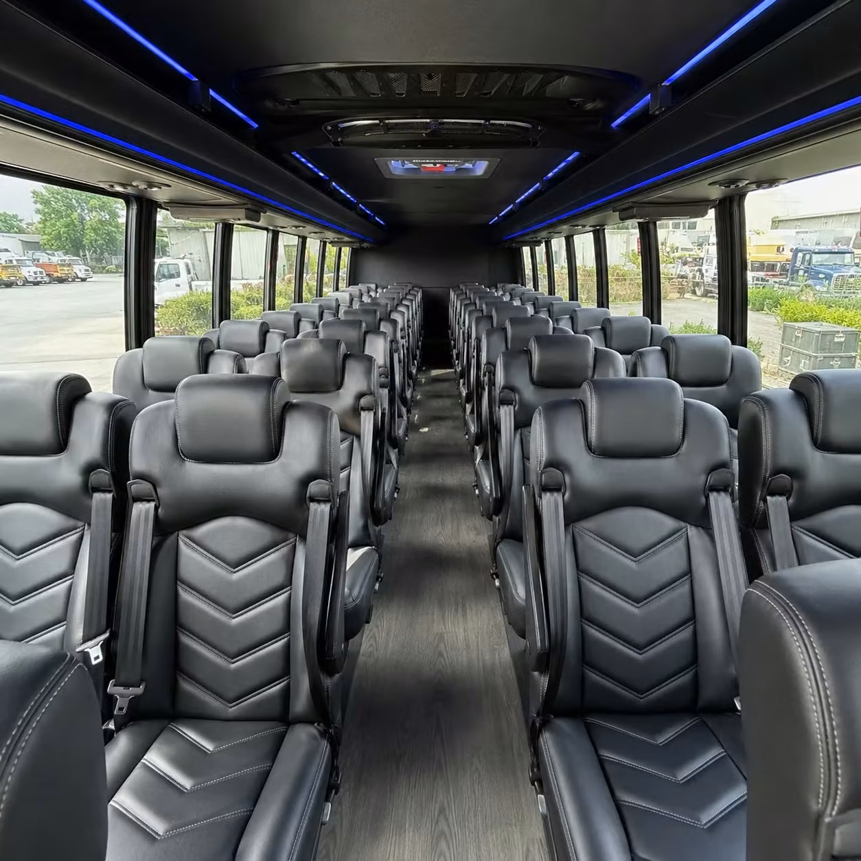 35 passenger minibus interior