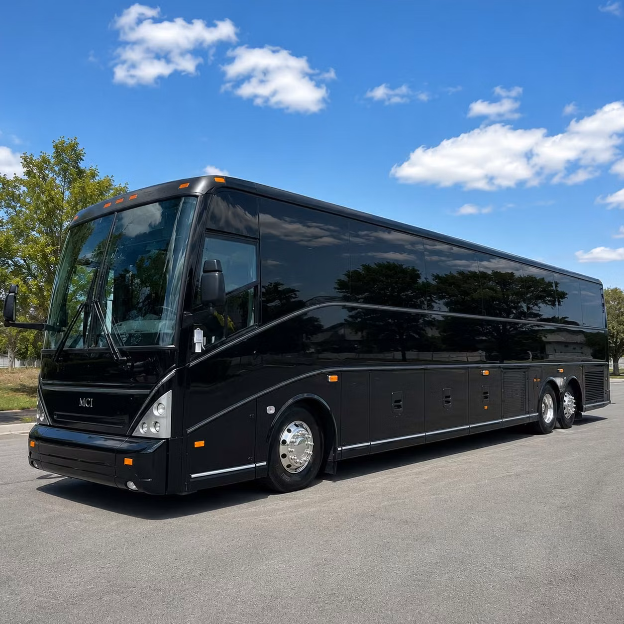 56 passenger charter bus