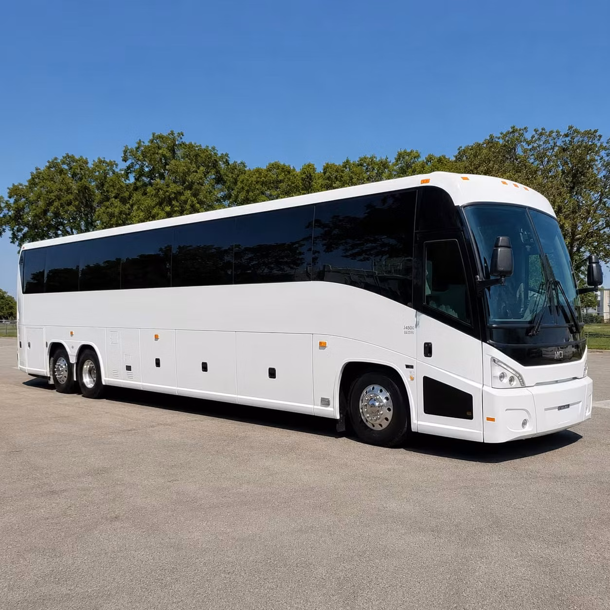 pasadena charter bus rental exterior