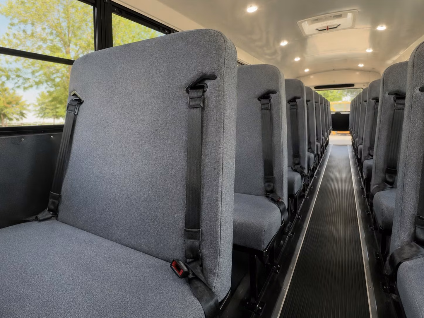 school bus interior